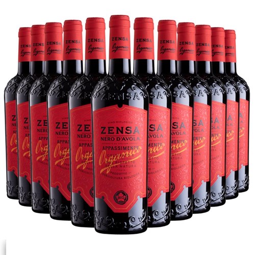 Case of 12 Zensa Nero d'Avola DOC 75cl Red Wine